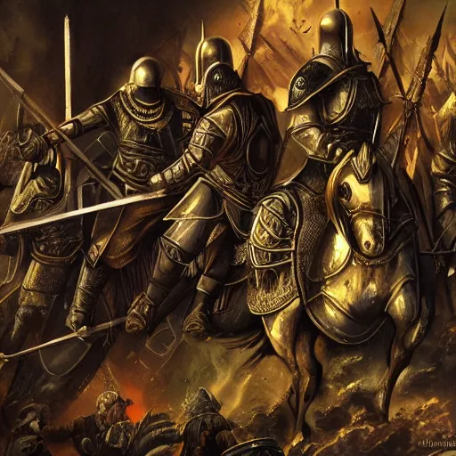 Image similar to the crusades, techno, vikings, kings, retro futurism, highly detailed, high quality, high resolution