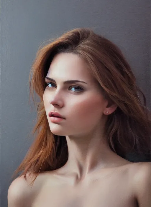 Image similar to image of a gorgeous young woman in the style of stefan kostic, realistic photo, sharp focus, 8k high definition, insanely detailed, intricate, elegant