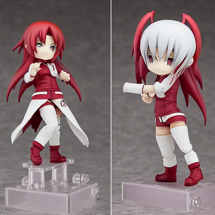 Image similar to shiro from deadman wonderland, an anime nendoroid of shiro, figurine, deadman wonderland anime, detailed product photo