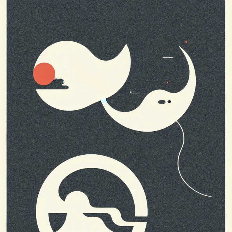 Image similar to attention filter, minimalist logo without text, simple by victo ngai, kilian eng and jake parker, 2 colors, limited palette, sticker art, vector art, award winning, minimalism, logopond