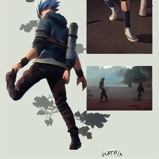 Image similar to kakashi, style game square enix life is strange remake, trending on artstation, painted by greg rutkowski, render with game the last of us parte ii details