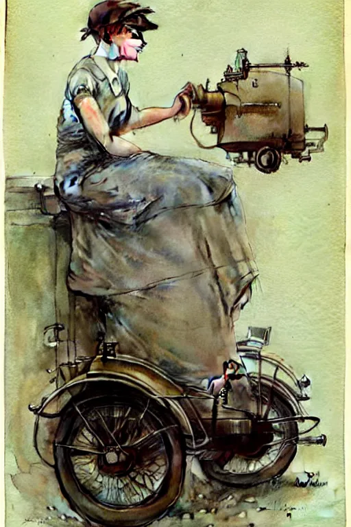 Prompt: ( ( ( ( ( 1 9 5 0 s gas stop. muted colors. ) ) ) ) ) by jean - baptiste monge!!!!!!!!!!!!!!!!!!!!!!!!!!!