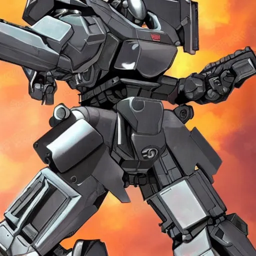 Image similar to sentient mecha m-16