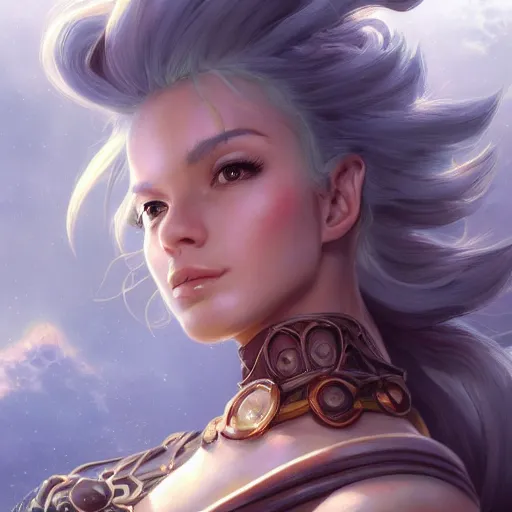 Image similar to ultra realistic illustration, ayla from chrono trigger, intricate, elegant, highly detailed, digital painting, artstation, concept art, smooth, sharp focus, illustration, art by artgerm and greg rutkowski and frank frazetta and boris vallejo