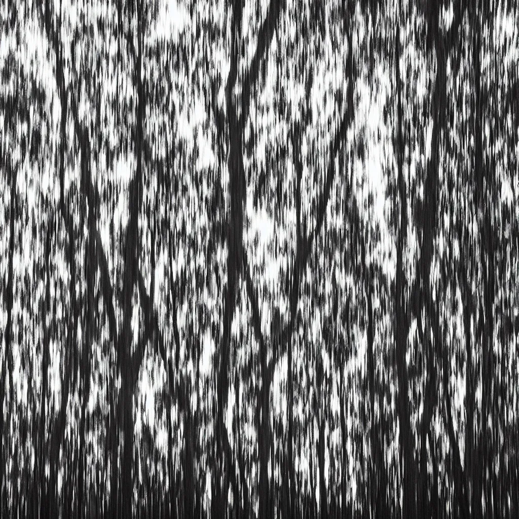 Prompt: a close up long exposure photograph of eucalyptus trees moving by a strong wind, back light, sony ar 7 ii, photographed by trent parke