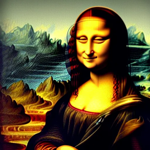 Image similar to mona lisa as the mona lisa