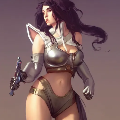 Prompt: reyna ( valorant ) wearing a bunny suit, cg animation, riot entertainment, realistic, character select portrait, by artgerm, greg rutkowski, alphonse mucha, unreal engine 5, trending on artstation, full body