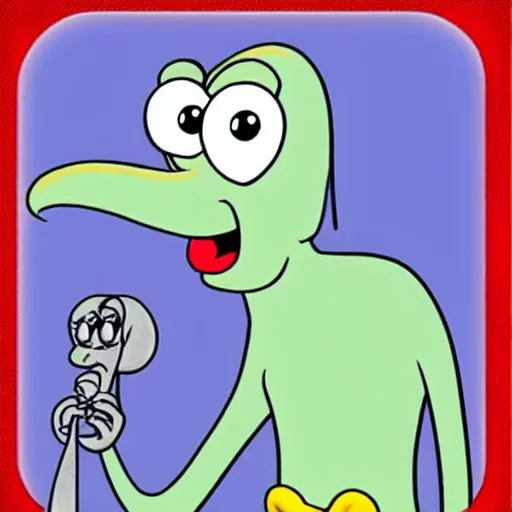 Image similar to squidward as Disney Charchater