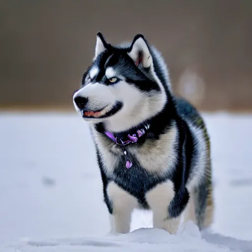 Image similar to a husky rabbit mix