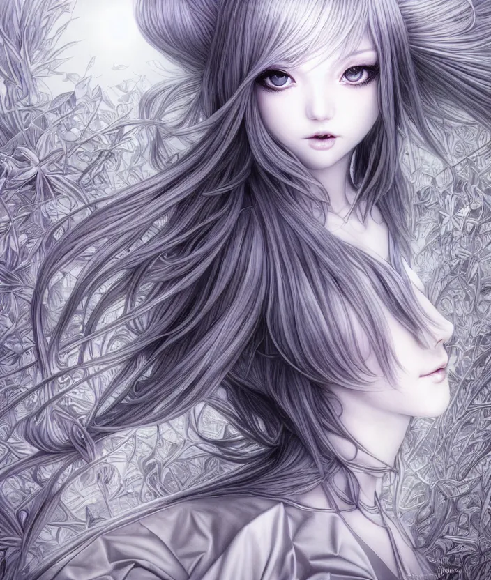 Image similar to ' lost in a lucid dream, my soul drifted away ', ultra great shadowing, ultra 3 d shadowing, ultra reflective surfaces, illustrated completely, ultra 8 k mega detailed pencil illustration, ultra detailed pencil illustration, intricate, epic composition, masterpiece, bold complimentary colors, very very kawaii, stunning masterfully illustrated by artgerm, range murata.