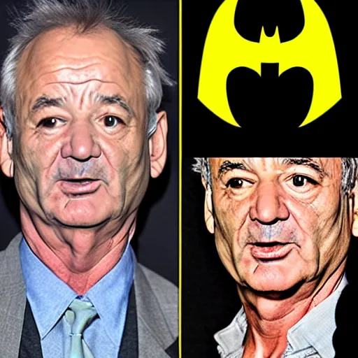 Image similar to bill murray is batman