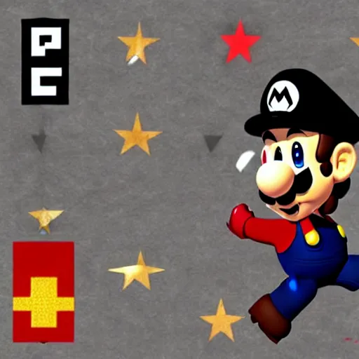 Prompt: super Mario nazi Germany