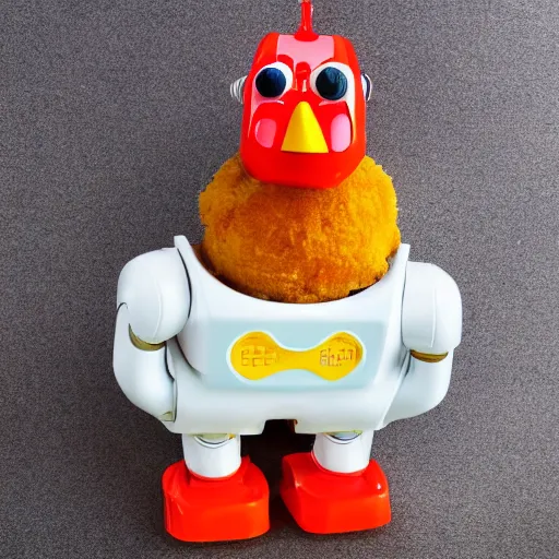 Image similar to robotic chicken nugget
