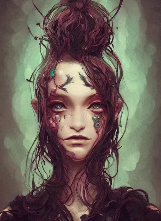 Prompt: a beautiful, unique, strange, mysterious woman, blinking. [[[[closing]]]] and opening her eyes, amazing, stunning artwork, featured on artstation, cgosciety, behance, 8k