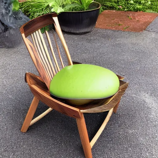 Image similar to Avocado chair