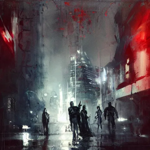 Prompt: justice league, jeremy mann painting