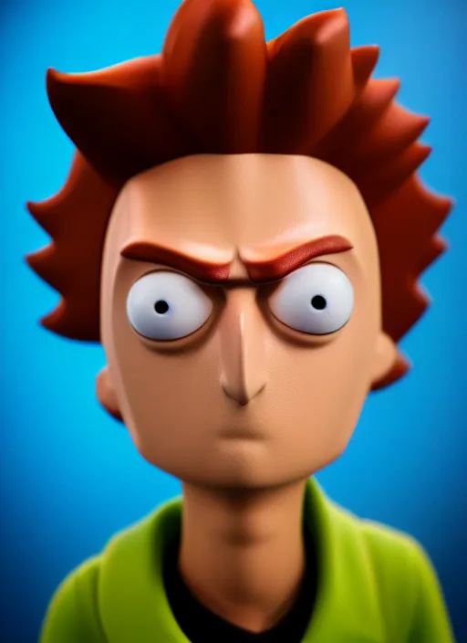 Image similar to morty smith from rick and morty closeup photograph dslr photorealistic, studio lighting, ektachrome, detailed, intricate, face detail