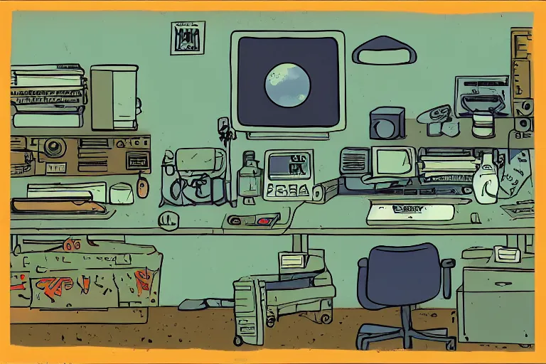 Image similar to lofi nuclear war to relax and study to