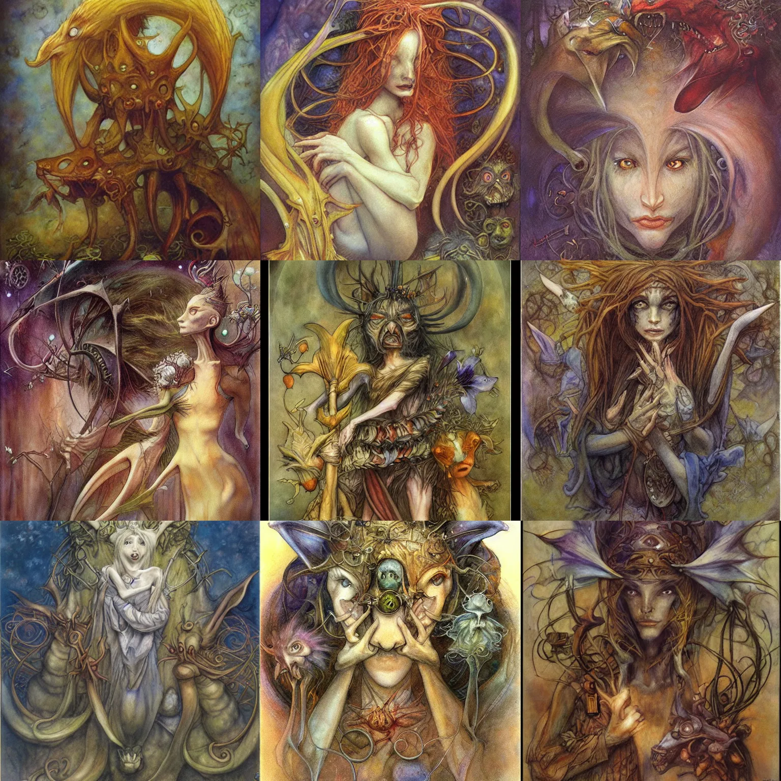 Prompt: an artwork by Brian Froud