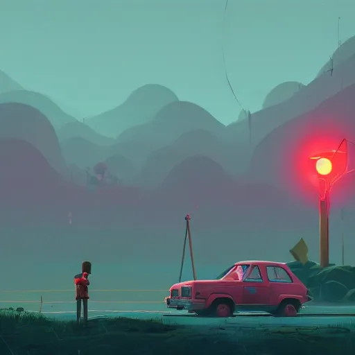 Prompt: the meaning of life by Simon Stalenhag and Goro Fujita, 8k, trending on artstation, hyper detailed, cinematic-W 1024