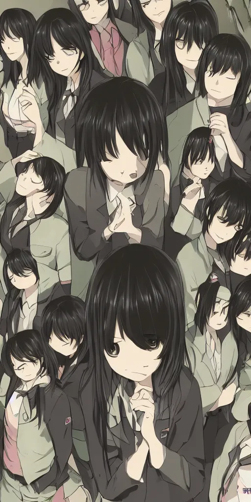 Image similar to Hikikomori drawn like Watamote