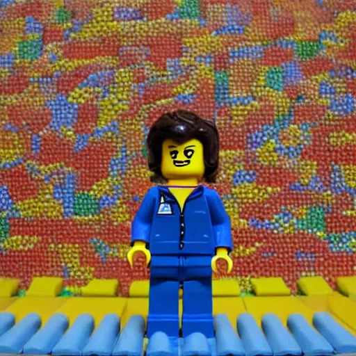 Prompt: dilma rousseff as a lego figure