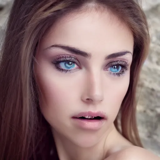 Image similar to ultra realistic photoshoot of a spanish girl with beautiful eyes