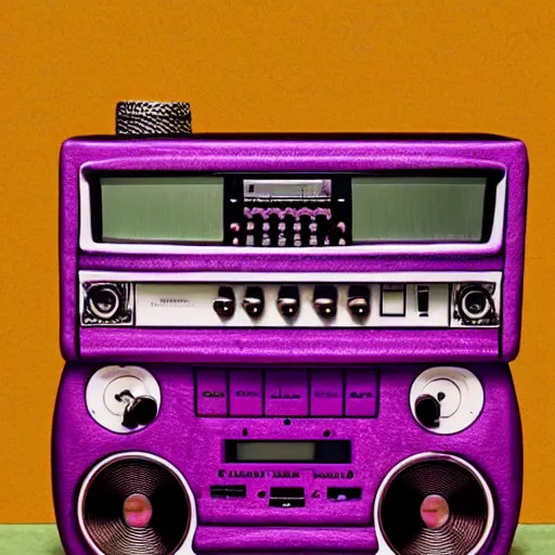 Image similar to purple radio