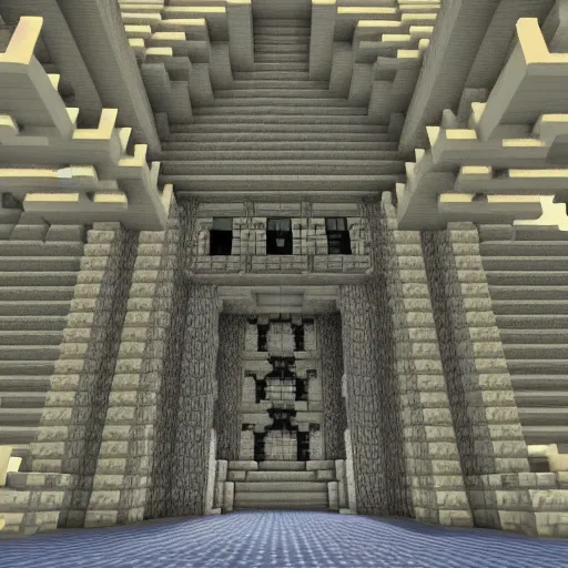 Image similar to minecraft cathedral