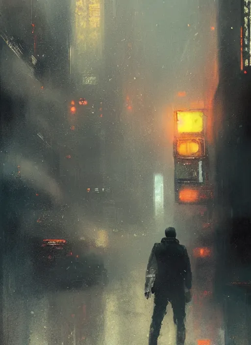 Image similar to bladerunner 2 0 4 9, spotlight, by greg rutkowski, by jeremy mann, digital painting