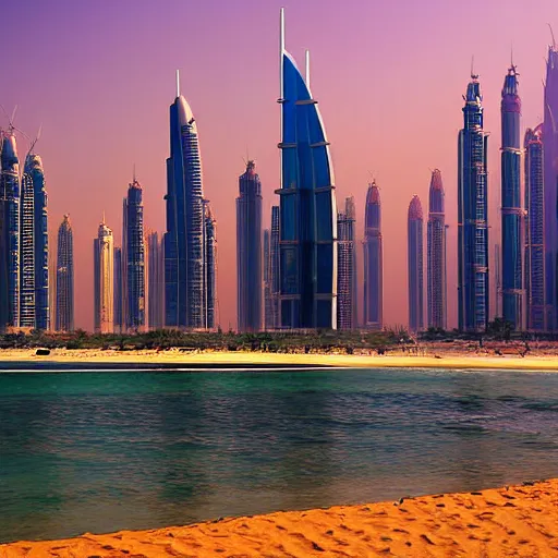 Prompt: gta : dubai by asher duran