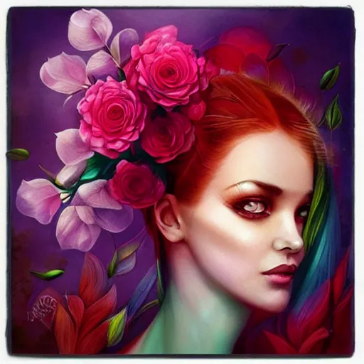 Image similar to flowers bold colours by Anna Dittmann