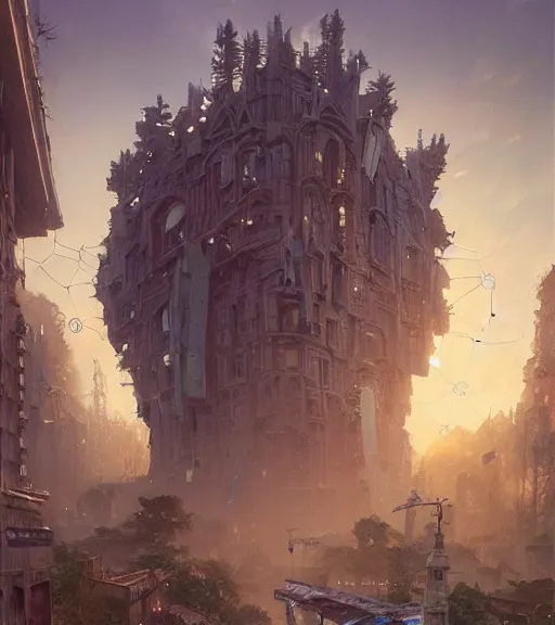 Image similar to highly detailed graffiti of spiderweb, stephen bliss, unreal engine, unreal engine art by greg rutkowski, loish, rhads, ferdinand knab, makoto shinkai and lois van baarle, ilya kuvshinov, rossdraws, tom bagshaw, reflective global illumination, god rays, detailed and intricate environment