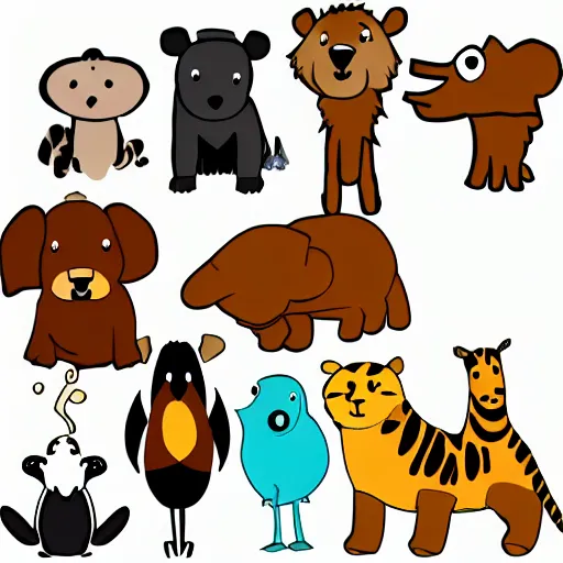 Image similar to animals clipart round