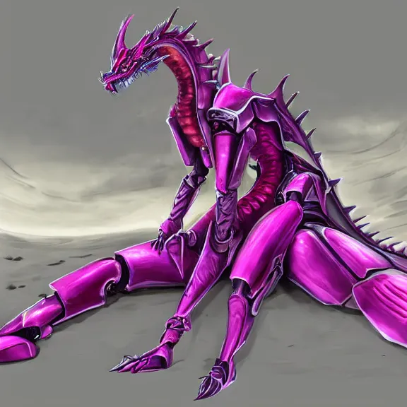 Image similar to very close up foot pov shot, hyperdetailed elegant beautiful stunning anthropomorphic mecha female dragon showing exquisite sharp dragon soles close to camera, laying on sand, detailed foot pov, sharp claws, sharp silver armor, fuchsia skin, dragon art, warframe fanart, paw art, furry paws, furaffinity, deviantart, octane, ekasportal