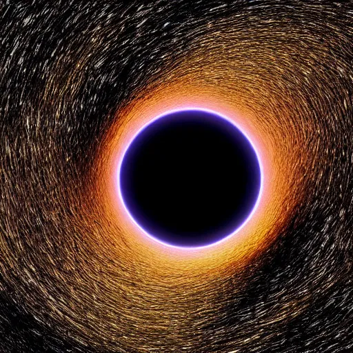 Image similar to the inside of a black hole