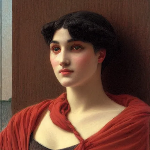 Image similar to sketch study of a woman by john william godward