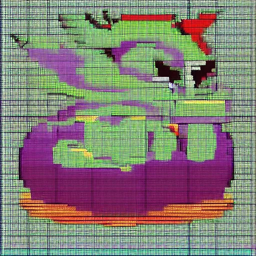 Image similar to pixel art by marukihurakami, 1 2 8 bits