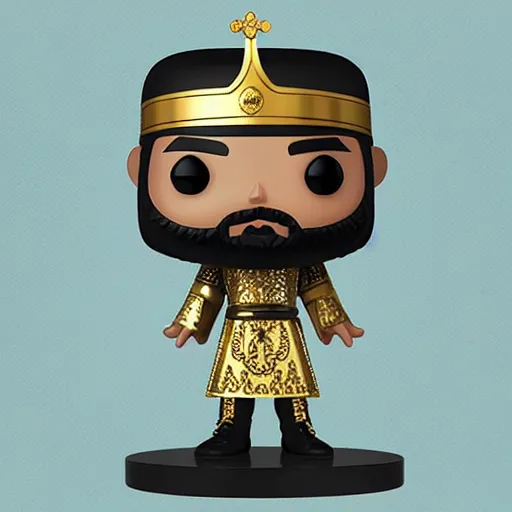 Prompt: king david of jerusalem funko - pop