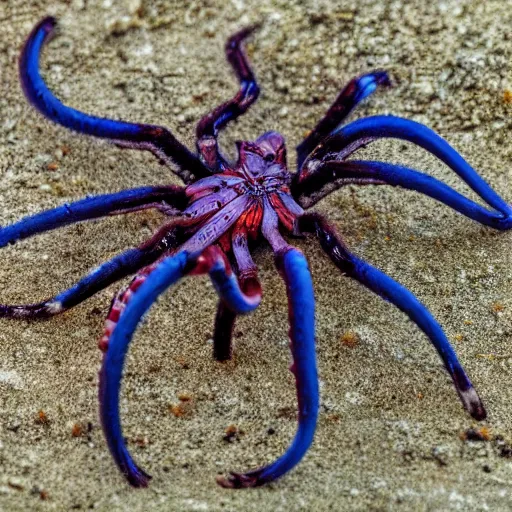 Image similar to an animal that is a genetic combination of spider and octopus