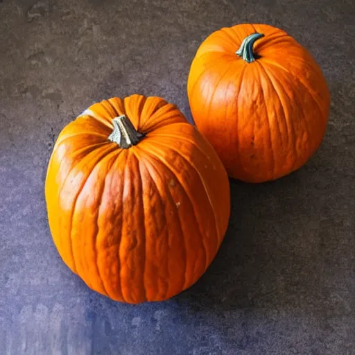 Image similar to strong pumpkin, buff pumpkin, muscular pumpkin