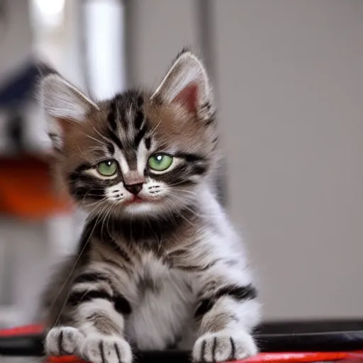 Image similar to strong muscular kitten