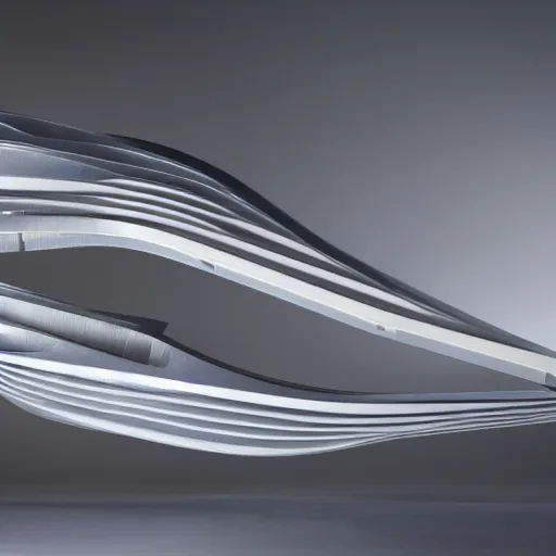 Prompt: raffaello moroder scissors building designed by zaha hadid, v ray, hd, futuristic