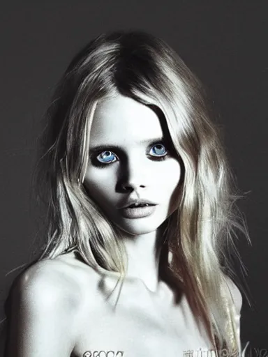 Prompt: portrait of abbey lee by guangjiian huang