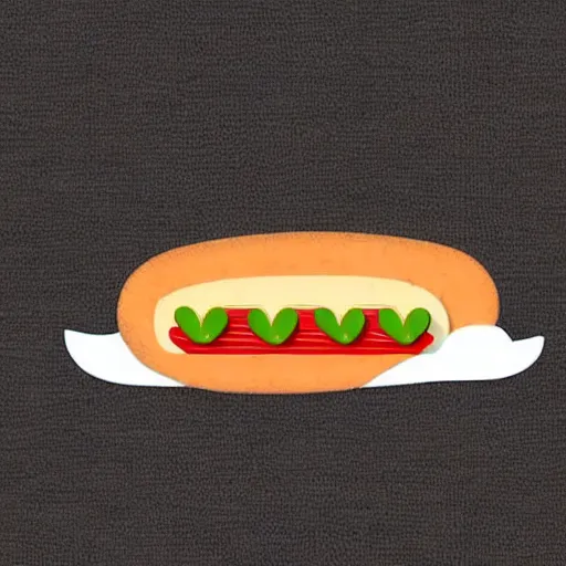 Image similar to the cutest hot dog