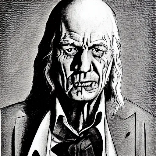 Image similar to the tall man from phantasm, detailed