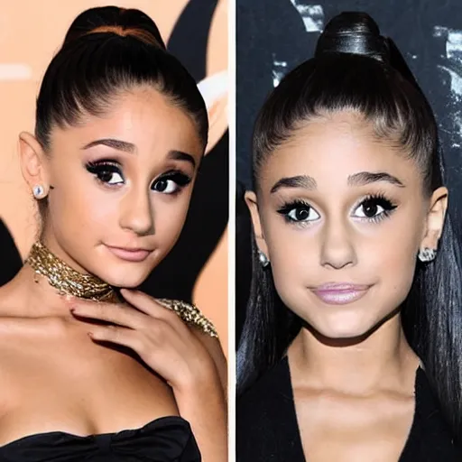 Image similar to ariana grande face