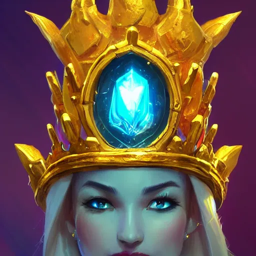 Prompt: a golden majestic crown with gemstone carved into it, floating crown, yellow theme, bright art masterpiece artstation. 8 k, sharp high quality artwork in style of jose daniel cabrera pena and greg rutkowski, concept art by tooth wu, blizzard warcraft artwork, hearthstone card game artwork, the crown