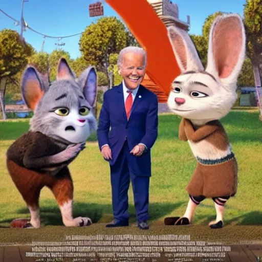 Image similar to Joe Biden in the Zootopia