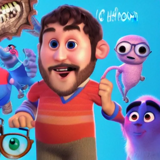 Image similar to 3D charles hoskinson cardano pixar movie